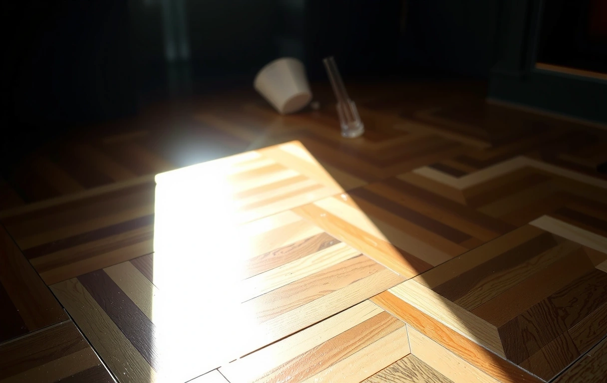 Dust motes in sunlight