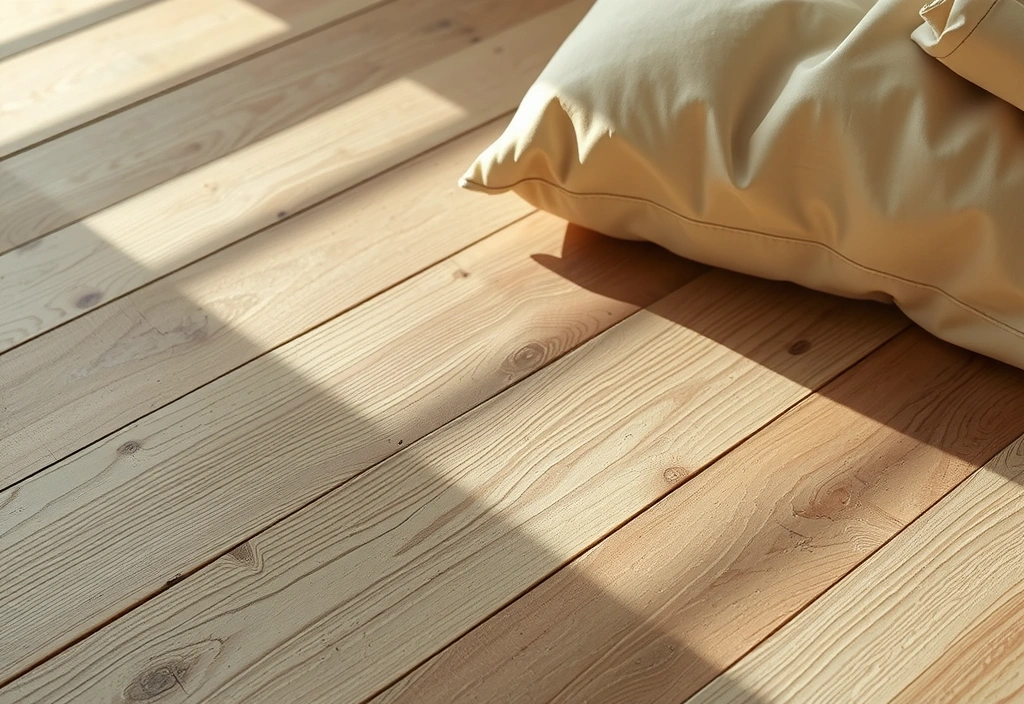 Parquet ancien nettoyé