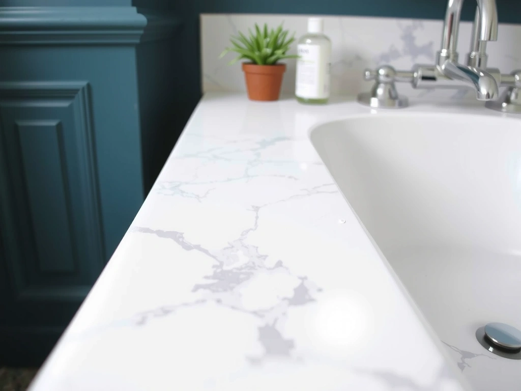 Surface nettoyée en transparence