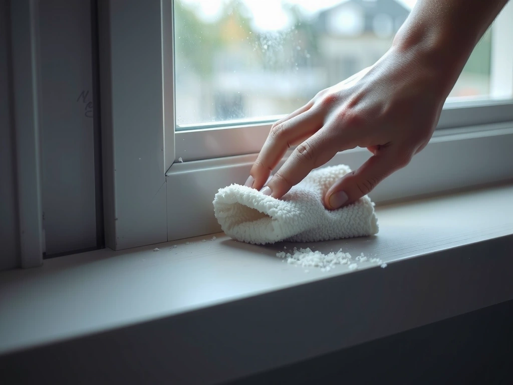 Détail poussière bois